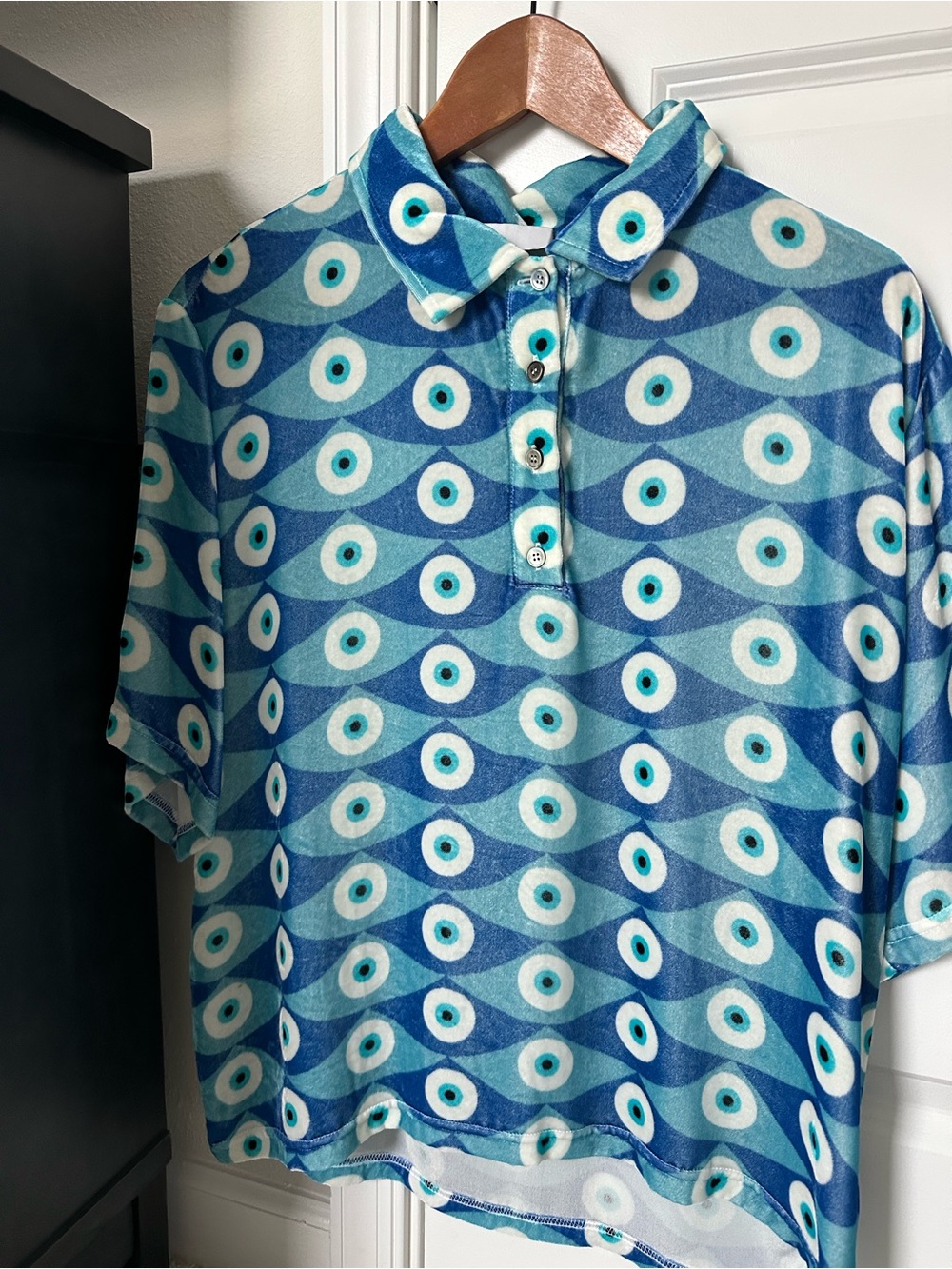 GMBH SS20 Evil eye Short-Sleeve Polo Shirt